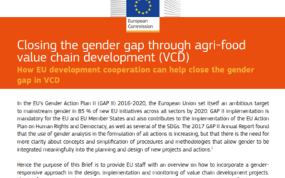 European Commission – Closing the gender gap through agrifood value chain development (VCD)